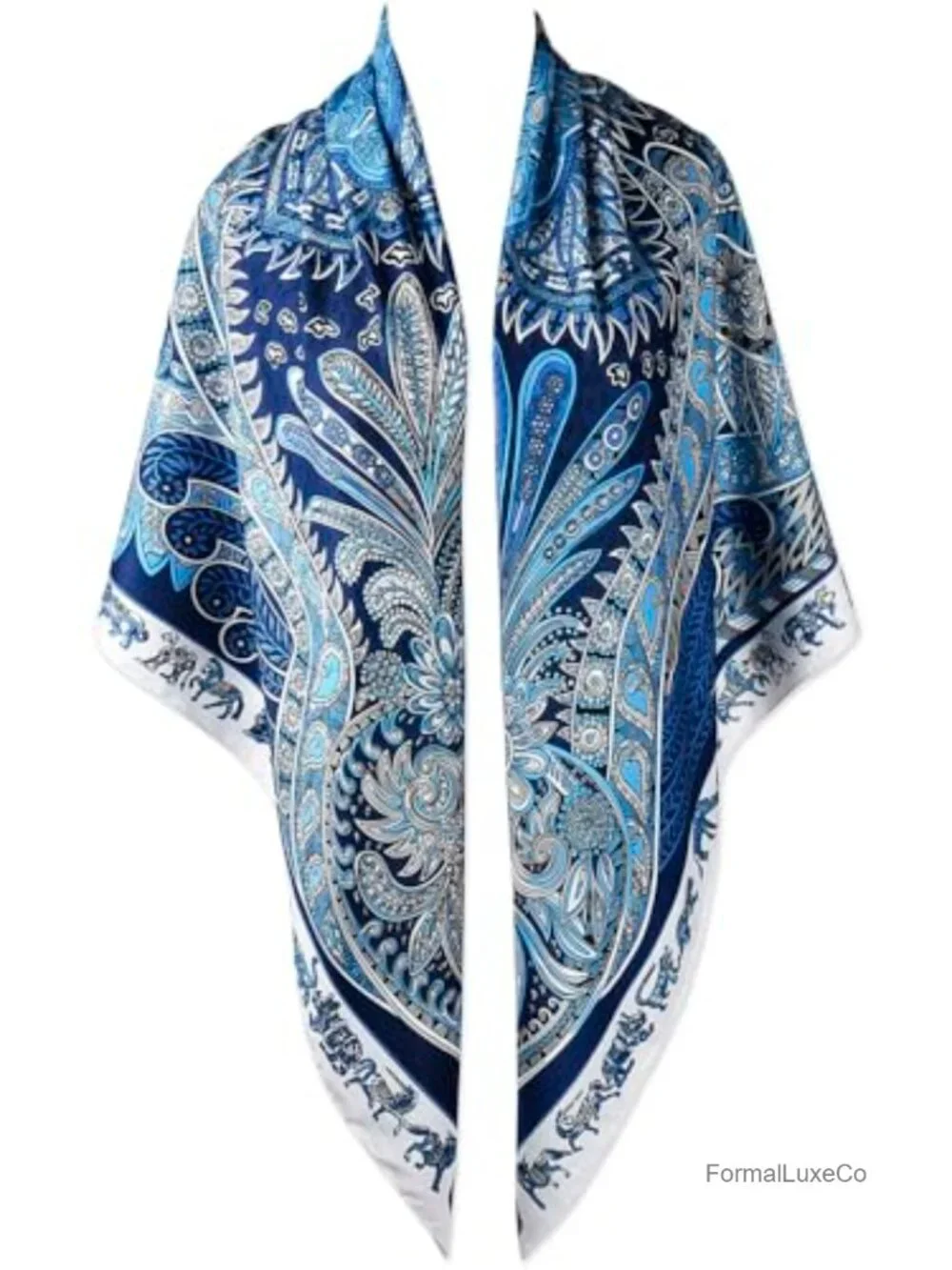 Oversized XL Silk-Feel Fashion Scarf - 50